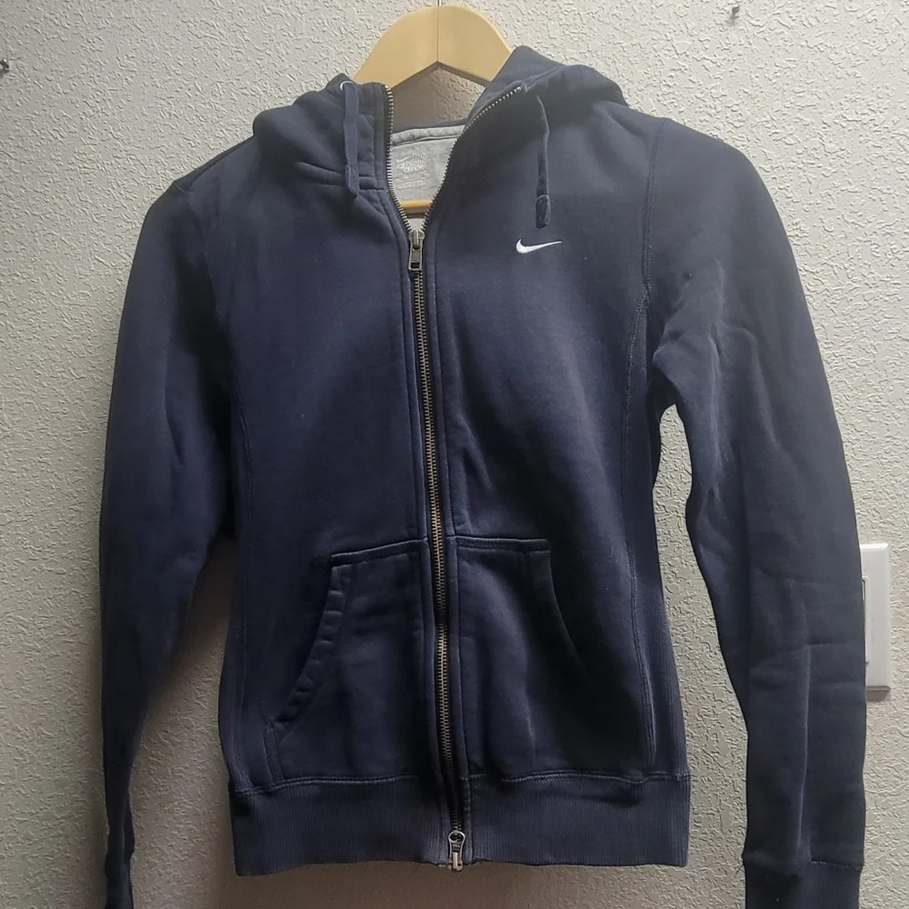 Junior women's xs Nike dark blue jacket - Picture 1 of 4